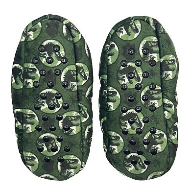 Boys 4-20 Hot Wheels Fuzzy Baba 3D Wheels Slipper Socks