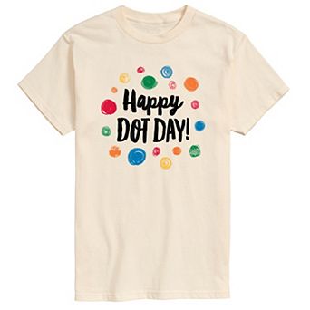 Big & Tall Happy Dot Day Graphic Tee