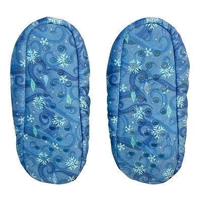 Girls Frozen Fuzzy Babba Girls Slip-On Slipper Socks