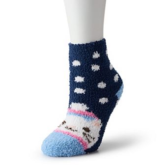 Women's SHINE Cozy Fall Kitty Crew Socks