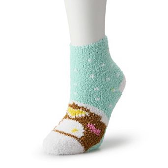 Women's SHINE Gingerbread House Cozy Crew Socks