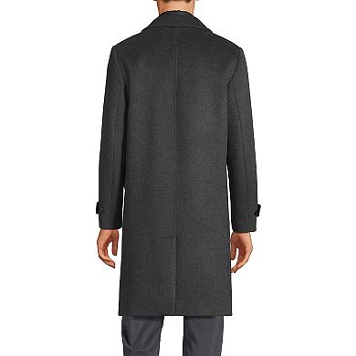 Men's Lands' End Wool Top Coat