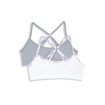 Girls 7-16 Hanes® 2 pk Seamless Strappy Back Wireless Bras