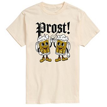 Big & Tall Prost! Beers Oktoberfest Graphic Tee