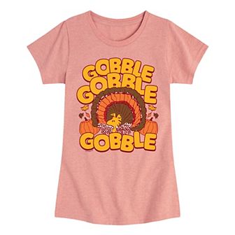 Girls 7-16 Peanuts Woodstock Gobble Gobble Gobble Graphic Tee