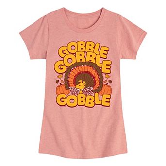 Girls 7-16 Peanuts Woodstock Gobble Gobble Gobble Graphic Tee