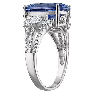 Designs by Gioelli Sterling Silver Simulated Tanzanite Ring