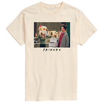 Big & Tall Friends Turkey Head Graphic Tee