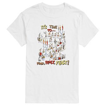Big & Tall Dr. Seuss The Grinch Time To Feast Graphic Tee