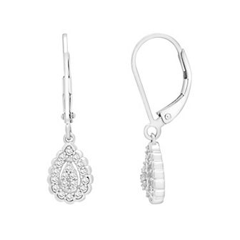 1/4 Carat T.W. Diamond Dangle Earrings