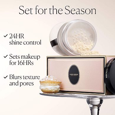 Indulgent Icons Translucent Loose Powder & Velour Puff Duo Gift Set
