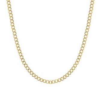 Jordan Blue 14k Gold Curb Chain Necklace