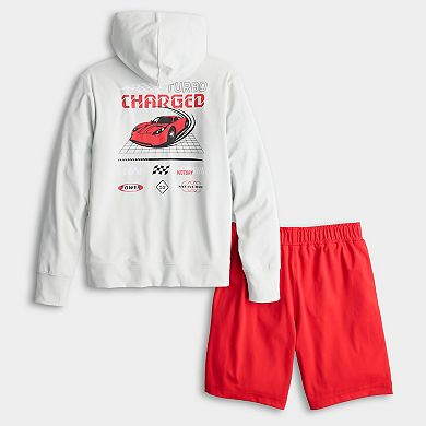 Boys 8-20 Tek Gear® Graphic Hoodie & Shorts Set in Regular & Husky