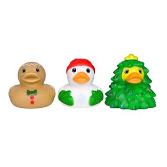 Sunny Days Entertainment 3 pk Light-Up Holiday Bath Duck Toys