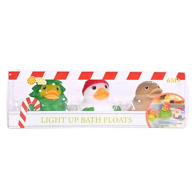 Sunny Days Entertainment 3-pk. Light-Up Holiday Bath Duck Toys