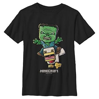 Boys 8-20 Minecraft Chicken Jockey Graphic Tee