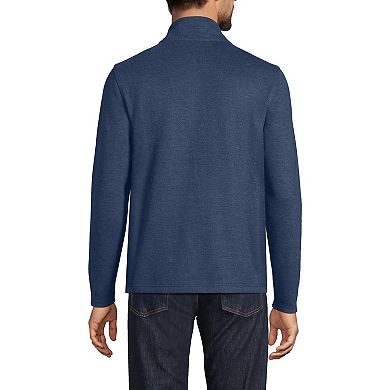Men's Lands' End Bedford Rib Full Zip Sweater