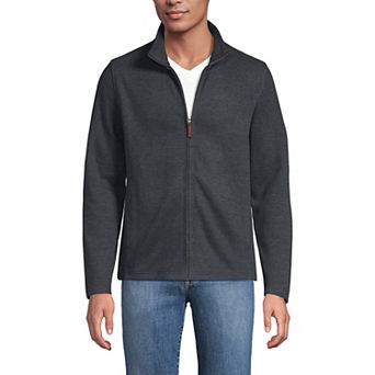 Men's Lands' End Bedford Rib Full Zip Sweater