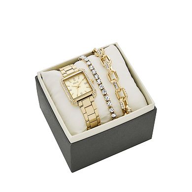 Relic by Fossil Women's Silver Watch Set