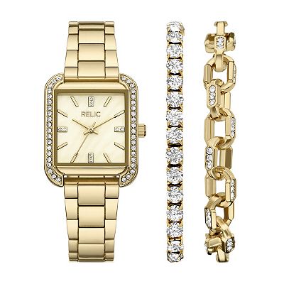 Relic by Fossil Women's Watch Bracelet Set