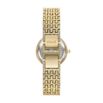 Relic by Fossil Chloi Women's Gold Tone Bracelet Watch - ZR37309