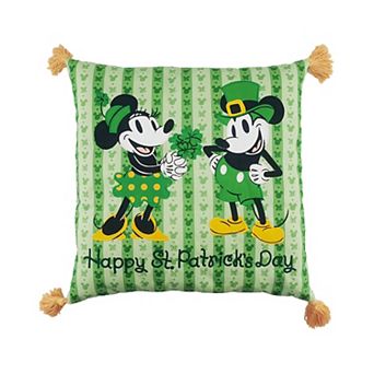 Celebrate Together™ St. Patrick's Day Disney's Mickey & Minnie St. Patrick's Day Pillow