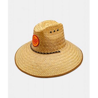 Adult Endless Summer Surfer Patch Straw Wide Brim Hat