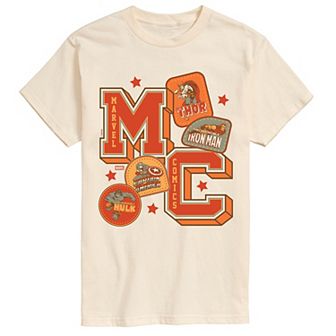 Men's Marvel Comics Collegiate Patches Graphic Tee