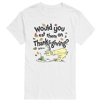 Men's Dr. Seuss Would You Eat Them On Thanksgiving? Graphic Tee