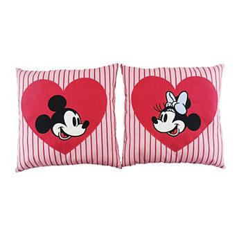 Celebrate Together™ Valentine's Day Disney's Mickey Mouse & Minnie Mouse 2 pk Throw Pillows