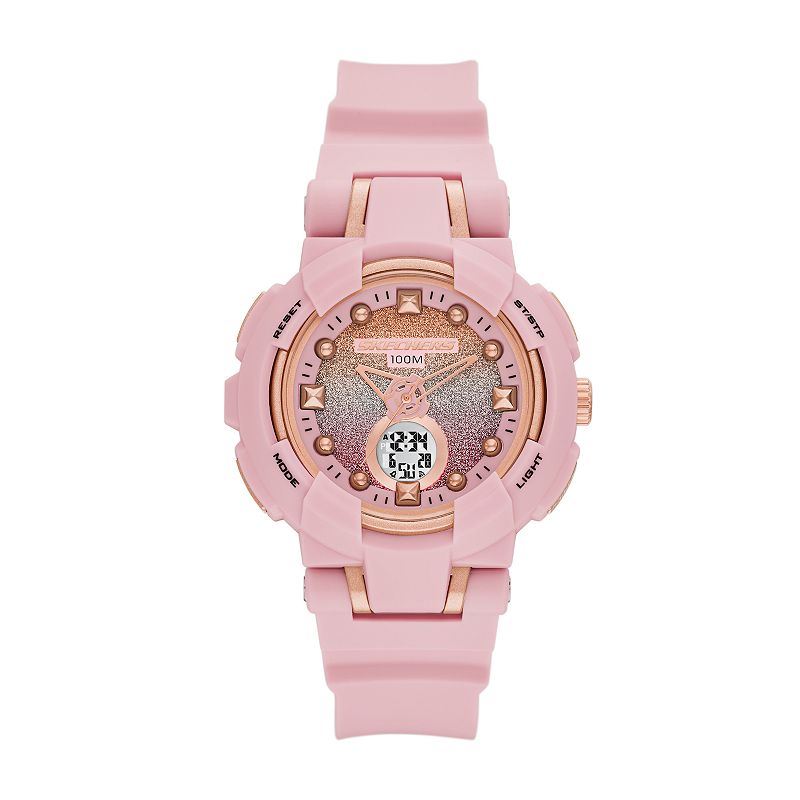 Skechers® Women's 42mm Silicone Strap Sports Watch - SR215
