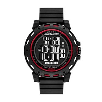 Skechers® Men's Silicone Strap Digital Sports Watch