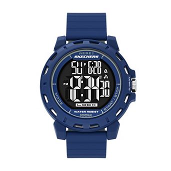 Skechers® Men's Silicone Strap Digital Sports Watch