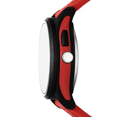 Skechers® Sellas Men's Silicone Strap Analog-Digital Watch