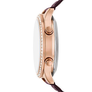 Skechers Aliso Women's Leather Strap Watch