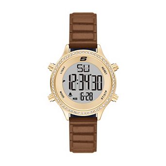 Skechers® Aliso Women's Leather Strap Watch