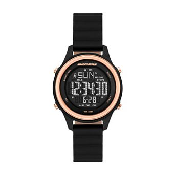 Skechers® Fairhaven Women's Digital Silicone Strap Watch