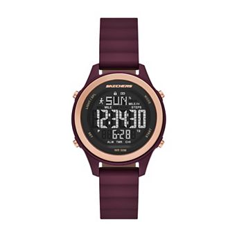 Skechers® Fairhaven Women's Digital Silicone Strap Watch