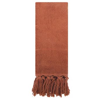 Decorative Turkish Hand Towels, 1 pc Cotton Absorbent Soft Bath Towel, 14" x 30"