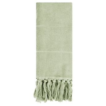 Decorative Turkish Hand Towels, 1 pc Cotton Absorbent Soft Bath Towel, 14" x 30"