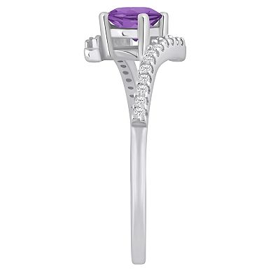 Alyson Layne 10k Gold Oval Shape 1/6 Carat T.W. Lab-Grown Diamond Ring