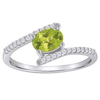 Alyson Layne 10k Gold Oval Shape 1/6 Carat T.W. Lab-Grown Diamond Ring