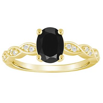 Alyson Layne 10k Gold Lab-Grown Diamond Accent & Gemstone Ring