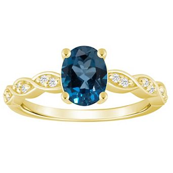Alyson Layne 10k Gold Lab-Grown Diamond Accent & Gemstone Ring