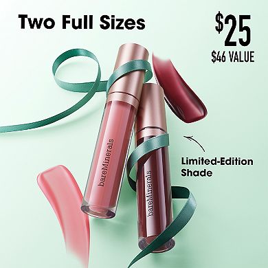 bareMinerals Gleam On Lip Gloss-Balm Duo