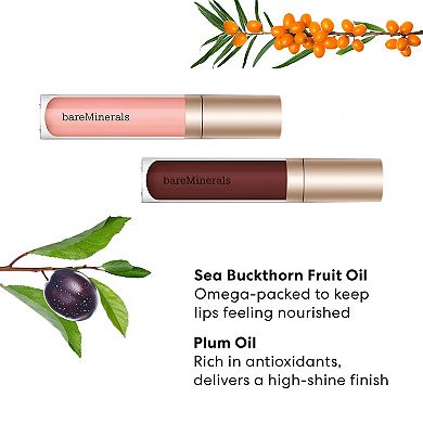 bareMinerals Gleam On Lip Gloss-Balm Duo