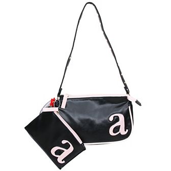 Girls Limited Too Initial Letter Shoulder Bag & Zip Pouch