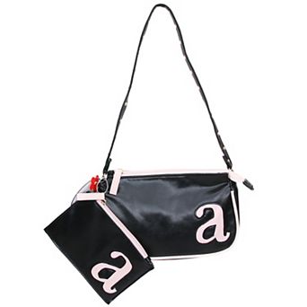 Girls Limited Too Initial Letter Shoulder Bag & Zip Pouch