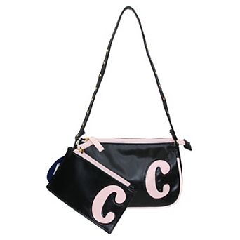 Girls Limited Too Initial Letter Shoulder Bag & Zip Pouch