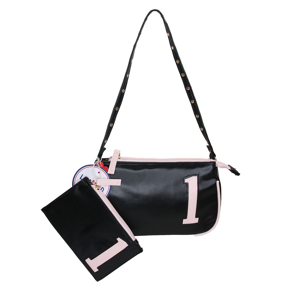 Girls Limited Too Initial Letter Shoulder Bag & Zip Pouch